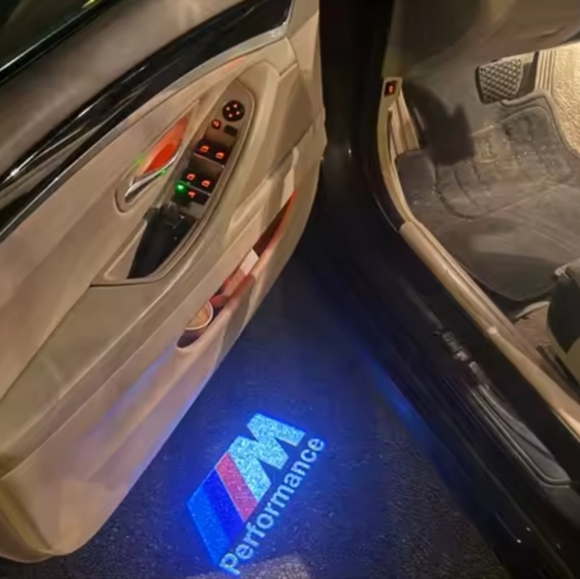 2 BMW M Performance LED car door projector lights Plug & Play Install - Picture 6 of 6